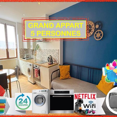 012 Chic & Cosy F2 34M2 Hypercentre Wifi Smart Tv Netflix Daire Saint-Etienne  Dış mekan fotoğraf